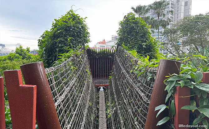 Rope Bridge at Fort Canning Park, Jubilee Park