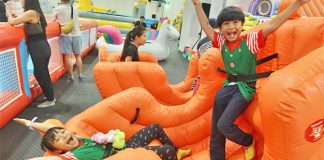 Jumptopia Playful Wonders: Fun At The Bouncy Castle Playground At Marina Bay Sands