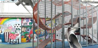 Junction 8 Playground: Roof Garden With Vertical Playground & Boulder
