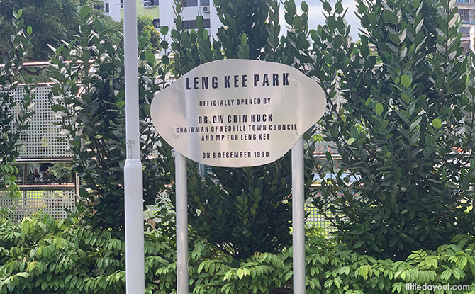 Leng Kee Park Sign