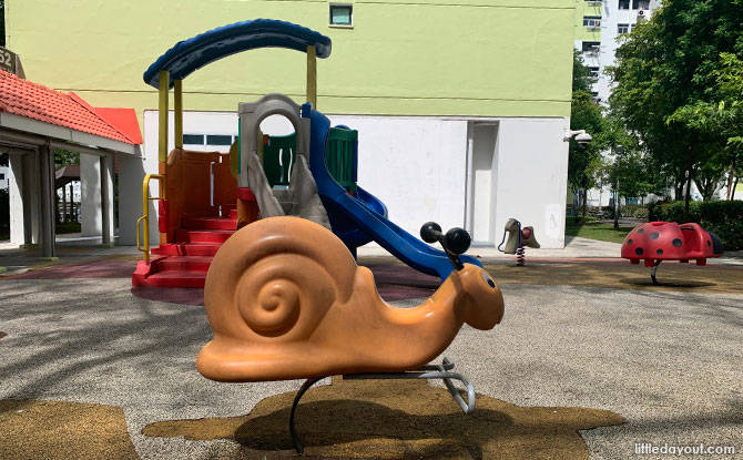 Teeter-totters at the Leng Kee Park playground