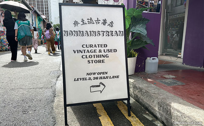 Thrift Shopping along Haji Lane