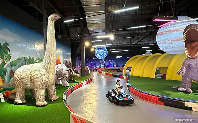 Dinosaur go kart
