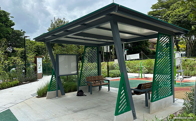 King's Road Park: Playground & Dog Run 6 shelter