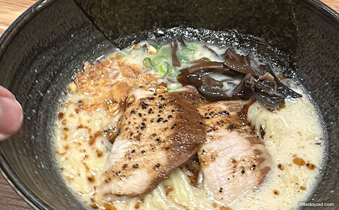 Premium Black Tonkotsu Ramen