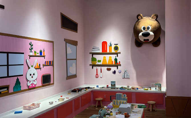 Play kitchen at Kiztopia Marina Square