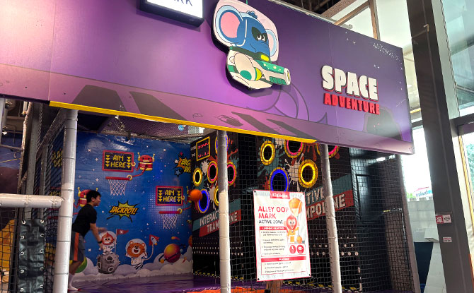 Alley Oop Mark Zone at Kiztopia Marina Square