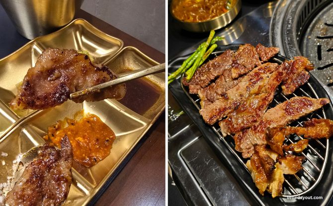 Kott-Don 360 Korean BBQ Restaurant Review 6 The difference in taste being Jeju Black Pork tastes delicious while Duroc Black Pork tastes wonderful!