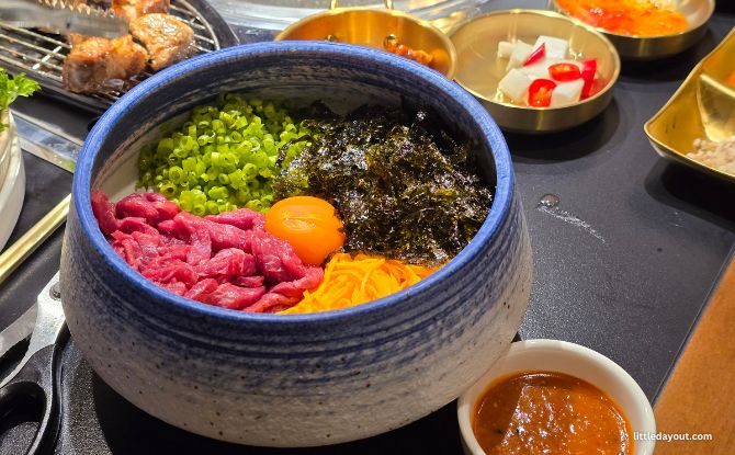 Kott-Don 360 Korean BBQ Restaurant Review 4 Beef Tartare Bibimbap
