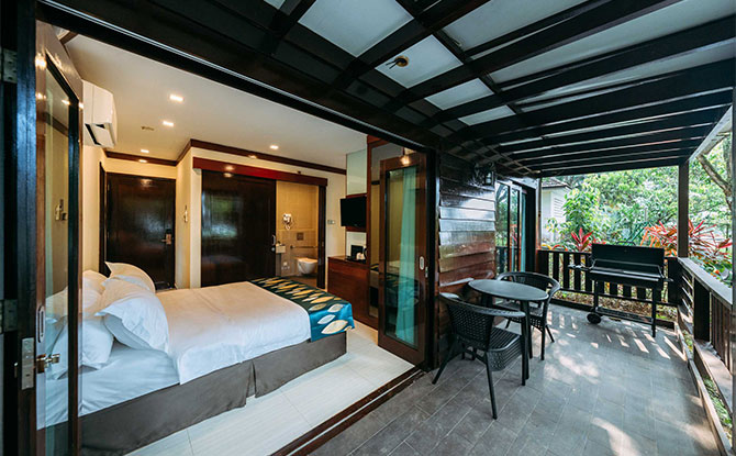 Chalets in the North of Singapore Kranji Sanctuary Resort