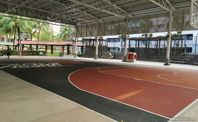 Sheltered Basketball Court