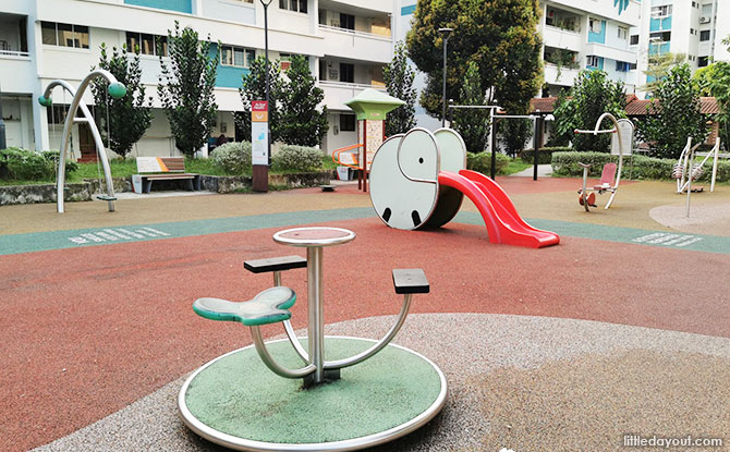 Toddler Area at the Bukit Batok Block 140 Playground