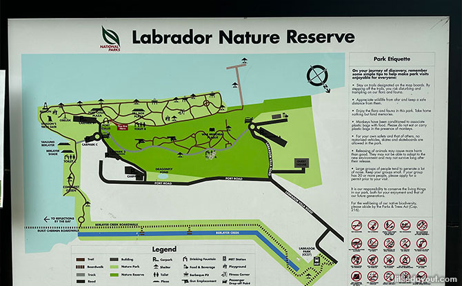 Labrador Nature Park Map