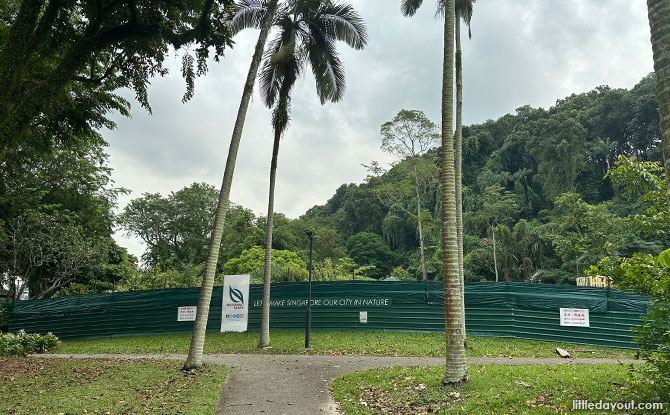 Closed off section of Labrador Park