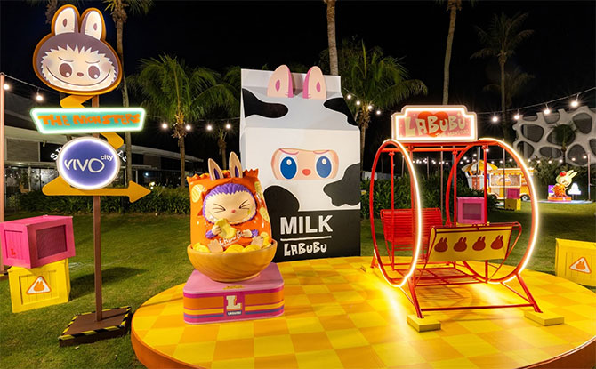 Labubu Light Up At VivoCity SkyPark: Labubu Mini Market Labubu Light Up At VivoCity SkyPark: Labubu Mini Market