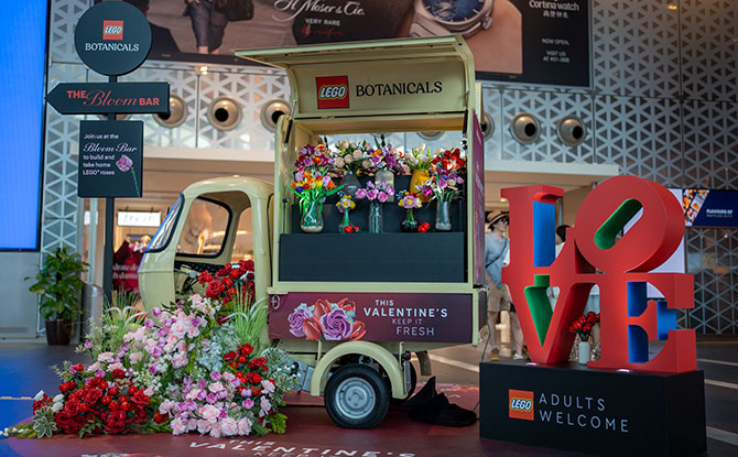 LEGO Botanicals Bloom Bar Pop-Up: Make & Take Activity & Floral Sets For Valentine's 4 LEGO Botanicals around Singapore