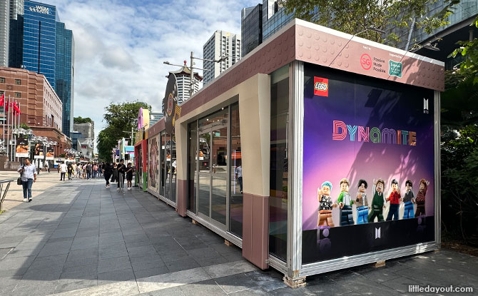 LEGO BTS Dynamite experience at Orchard Road