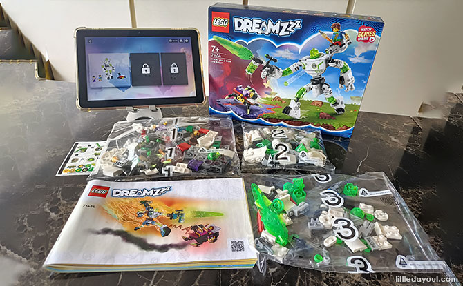 Unboxing the LEGO DREAMZzz 71454 Mateo And Z-Blob The Robot 