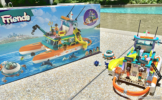 LEGO Friends Sea Rescue Boat 41743 Set: Fun Bonding Build for Kids & Parents