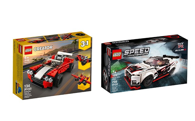 Nissan GT-R NISMO (76896) and LEGO® Creator 3in1 Sports Car (31100)