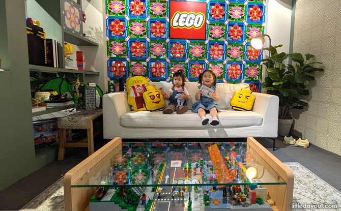 Enter Your Dream Home At LEGO Shophouse Experience, Now Atop Design Orchard 5 diorama of a hawker centre