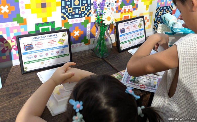 Enter Your Dream Home At LEGO Shophouse Experience, Now Atop Design Orchard 10 stamping stations at the shophouse.