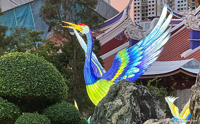 Mid-Autumn Festival lanterns at the Pagoda