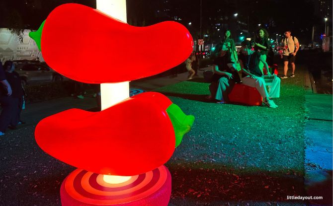SG61 And Ready to Celebrate: Family-Friendly Things To Do This National Day 2026 15 Plant chilli then no rain! at Reflection Pool @ Bras Basah MRT Station