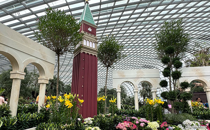 Lilytopia at Gardens by the Bay's Flower Dome