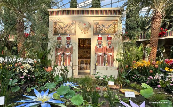 Lilytopia At Gardens By The Bay: First Ancient Egypt-Themed Floral Display With More Than 7,000 Plants 3 The Great Temple of Abu Simbel