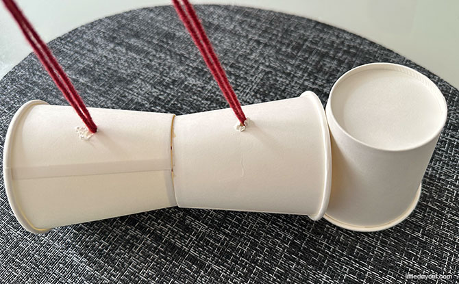 Lion Dance Craft (With Free Template) 5 Model of the lion dance cups