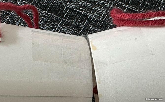 Lion Dance Craft (With Free Template) 6 single piece of adhesive tape to connect the two body cups