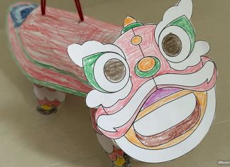 Lion Dance Craft (With Free Template) Lion Dance Craft (With Free Template)