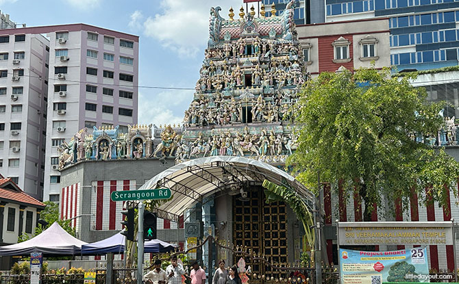 A Walk Through Little India: Is It Worth Visiting? Shopping, Sights & Food 8 Sri Veeramakaliamman Temple