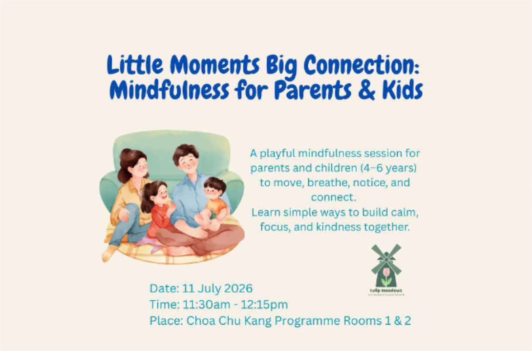 Things To Do This Weekend In Singapore: 11 To 12 July 2026 5 Little Moments, Big Connection: Mindfulness for Parents & Kids