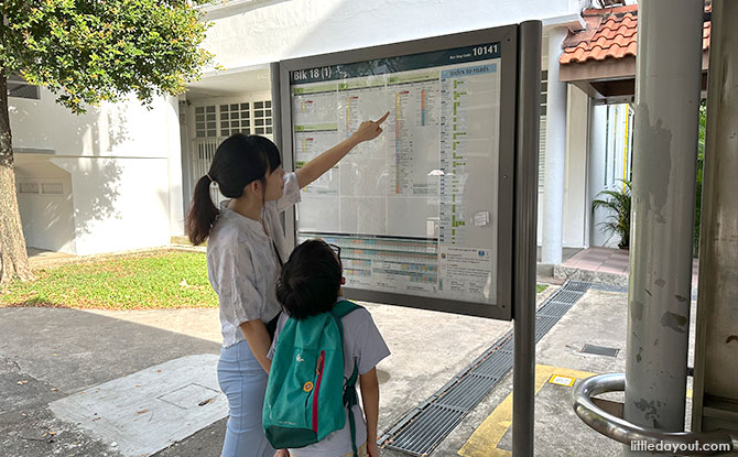 Take a bus on the LTA Tiong Bahru & Redhill Trail