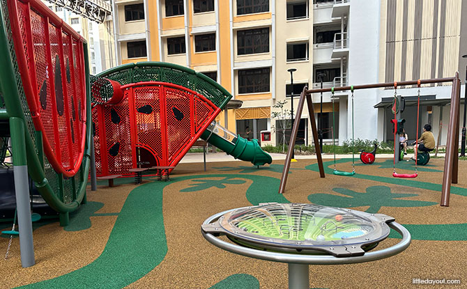 MacPherson Weave Playground: Watermelon, Sheltered Playground & More 11 Swings