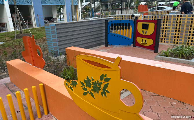 MacPherson Weave Playground: Watermelon, Sheltered Playground & More 2 Singaporean icons such as the humble kopi cup
