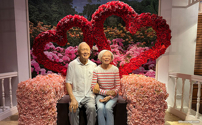 Ariana Grande’s Wax Figure Lands At Madame Tussauds Singapore 9 late Mr Lee Kuan Yew and his late wife Madam Kwa Geok Choo