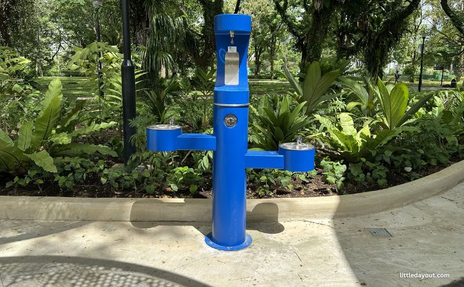 Magical Bridge Playground: Inclusive Play Inspired By Seed Dispersal At Sun Plaza Park 9 Water cooler at Magical Bridge Playground