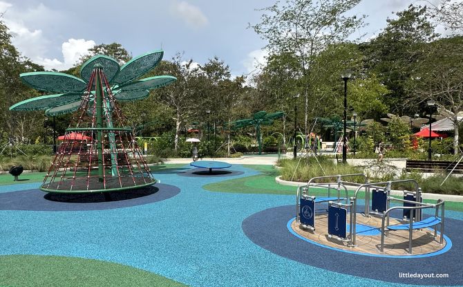 Magical Bridge Playground: Inclusive Play Inspired By Seed Dispersal At Sun Plaza Park 5 Wind Dispersal Zone: Go for a Spin