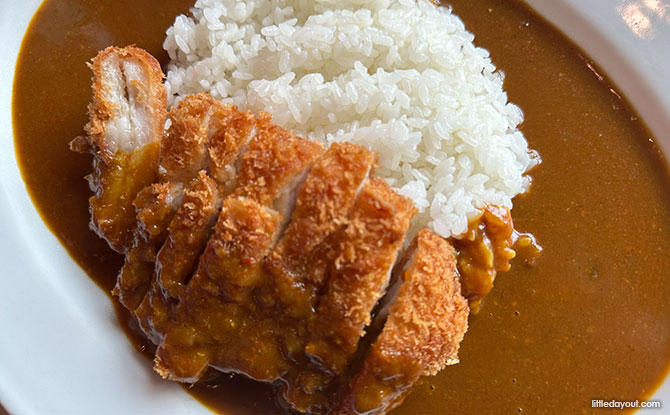 tonkatsu curry rice at Maji Curry