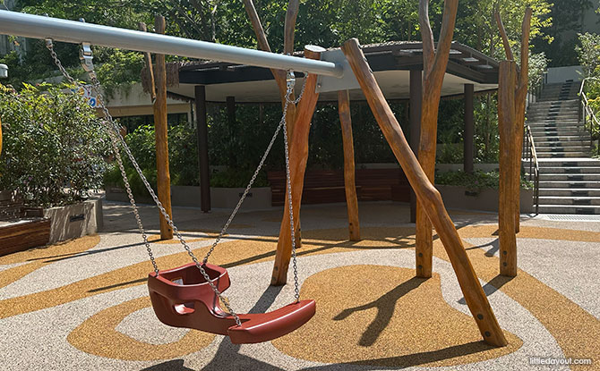 Adventure Play & Climbing Wall Playground At Mandai Wildlife EAST 4 Together Swing