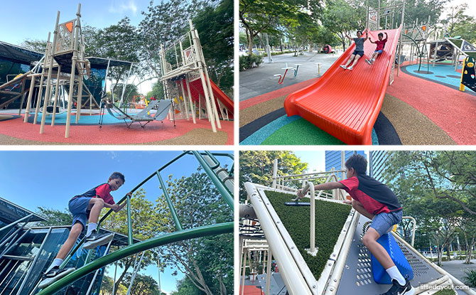 Marina Bay Playground: Exciting Play Hills In The City Marina Bay Playground: Exciting Play Hills In The City