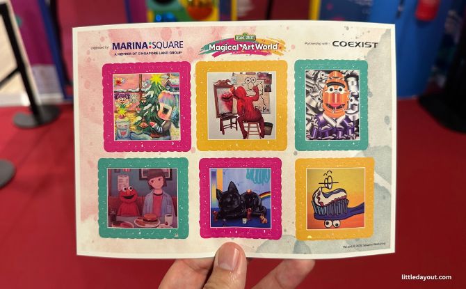 Marina Square's Sesame Street Magical Art World Chapter 2: Celebrate Creativity From 1 Oct To 31 Dec 2026 6 Activity Booklet & Gift with Purchase