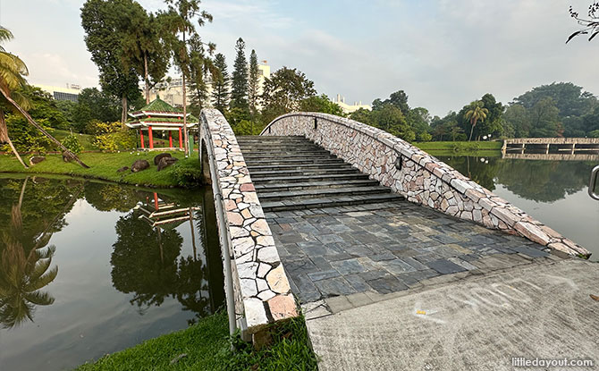 Marsiling Park with Chinese Pavilions and Bridge