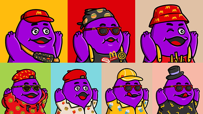 McDonald's Singapore Is Launching Grimace NFTs: Own A Digital Piece Of McDonald's history