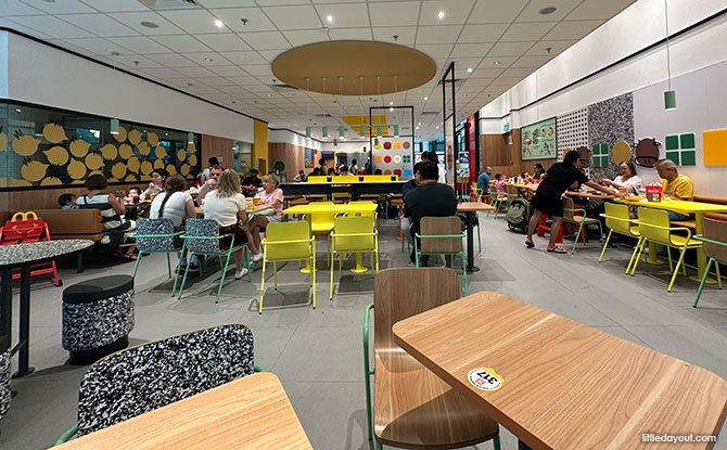 stylised designs on the wall