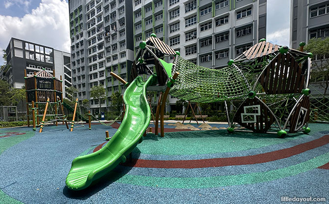 Melody Spring Playground: Nets and Climbing Towers