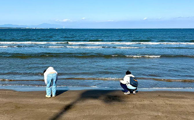 Relax at Aoshima Beach